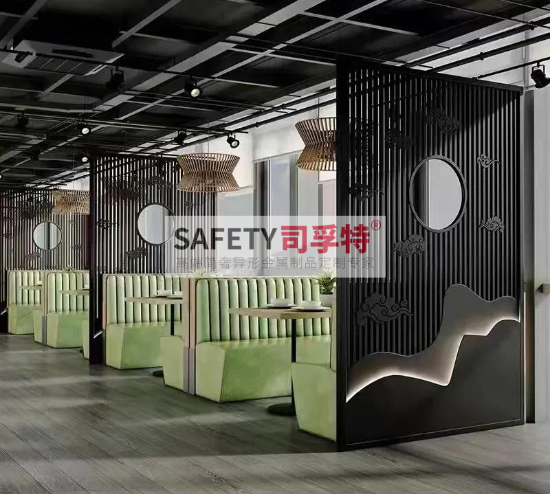 彩雕鋁屏風隔斷，彰顯高端品質(zhì)[司孚特鋁雕屏風隔斷](圖3)