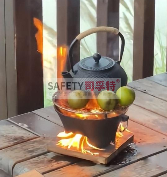 圍爐煮茶小貼士：火災、中毒、燙傷需防范[精制鋼圍爐茶桌](圖1)