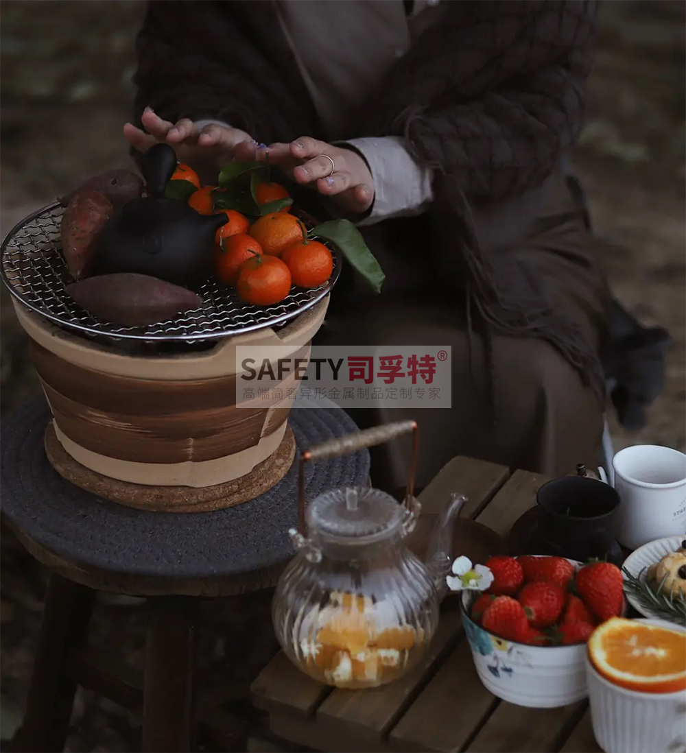 圍爐煮茶小貼士：火災、中毒、燙傷需防范[精制鋼圍爐茶桌](圖3)